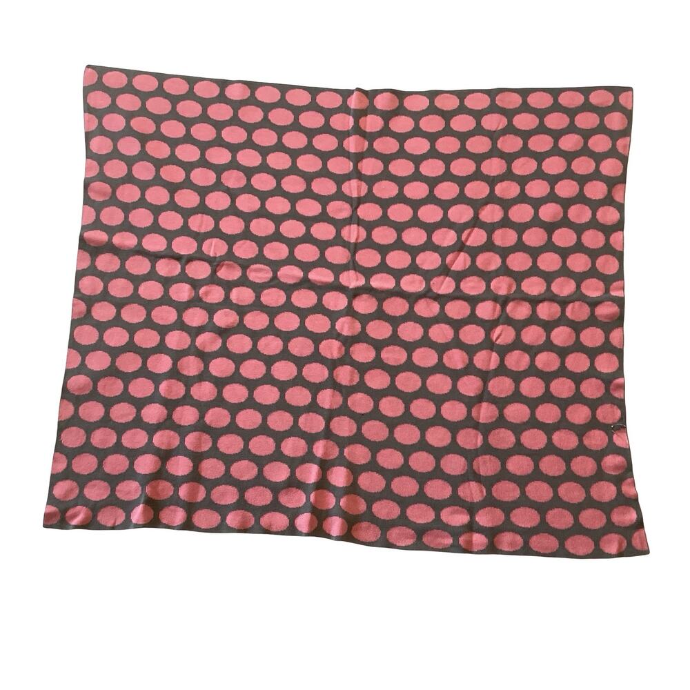 Pink Dot Reversible Baby Blanket